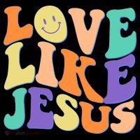 Retro 60s Love Like Jesus Coffee Mug thumb 5