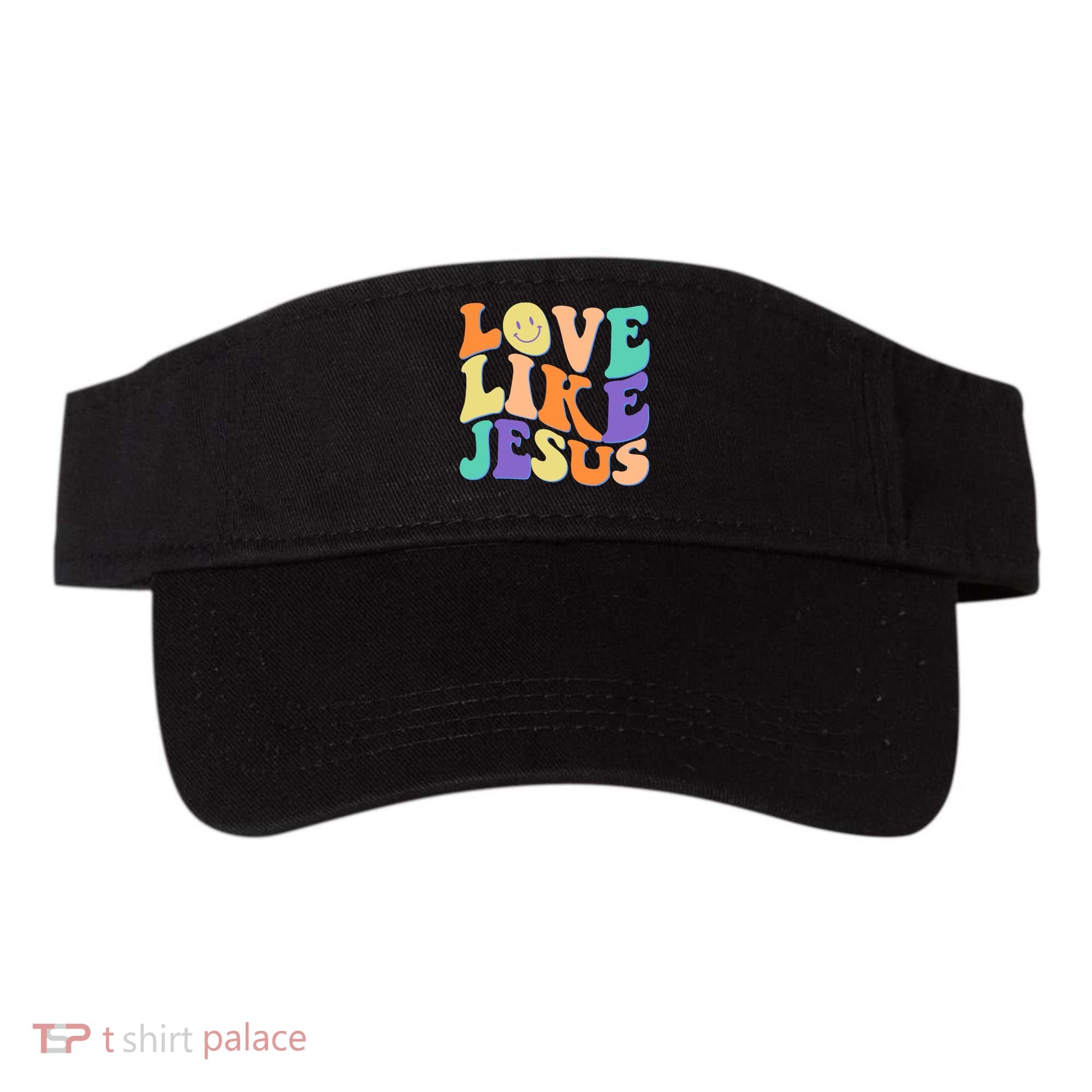 Retro 60s Love Like Jesus Visor