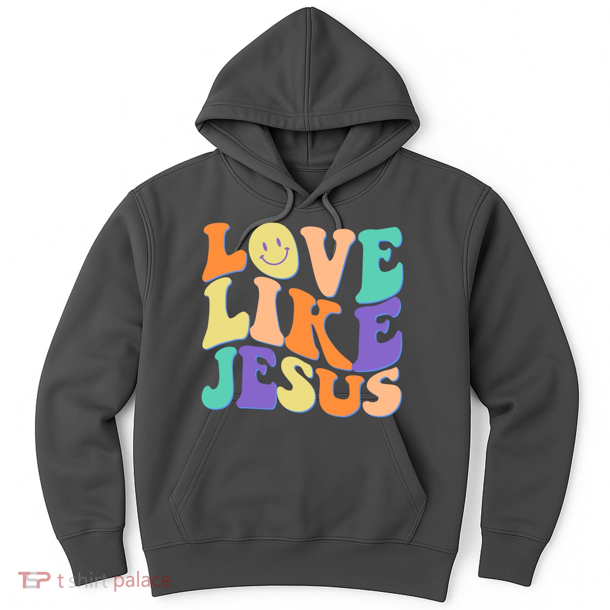 Retro 60s Love Like Jesus Hoodie