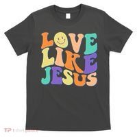 Retro 60s Love Like Jesus T-Shirt thumb 0