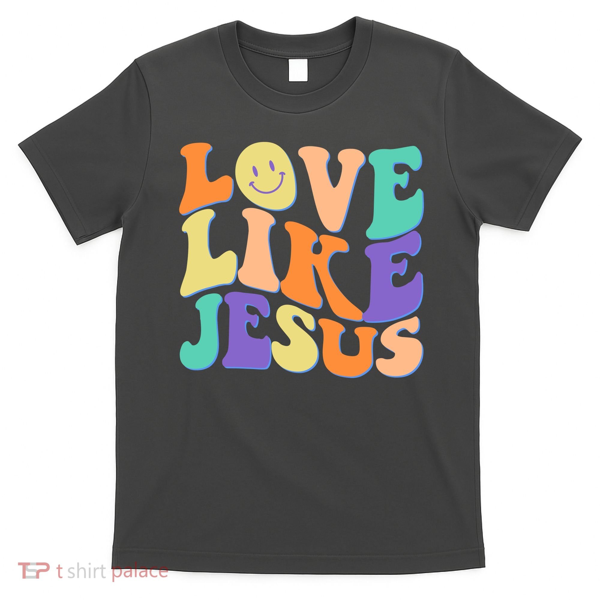 Retro 60s Love Like Jesus T-Shirt
