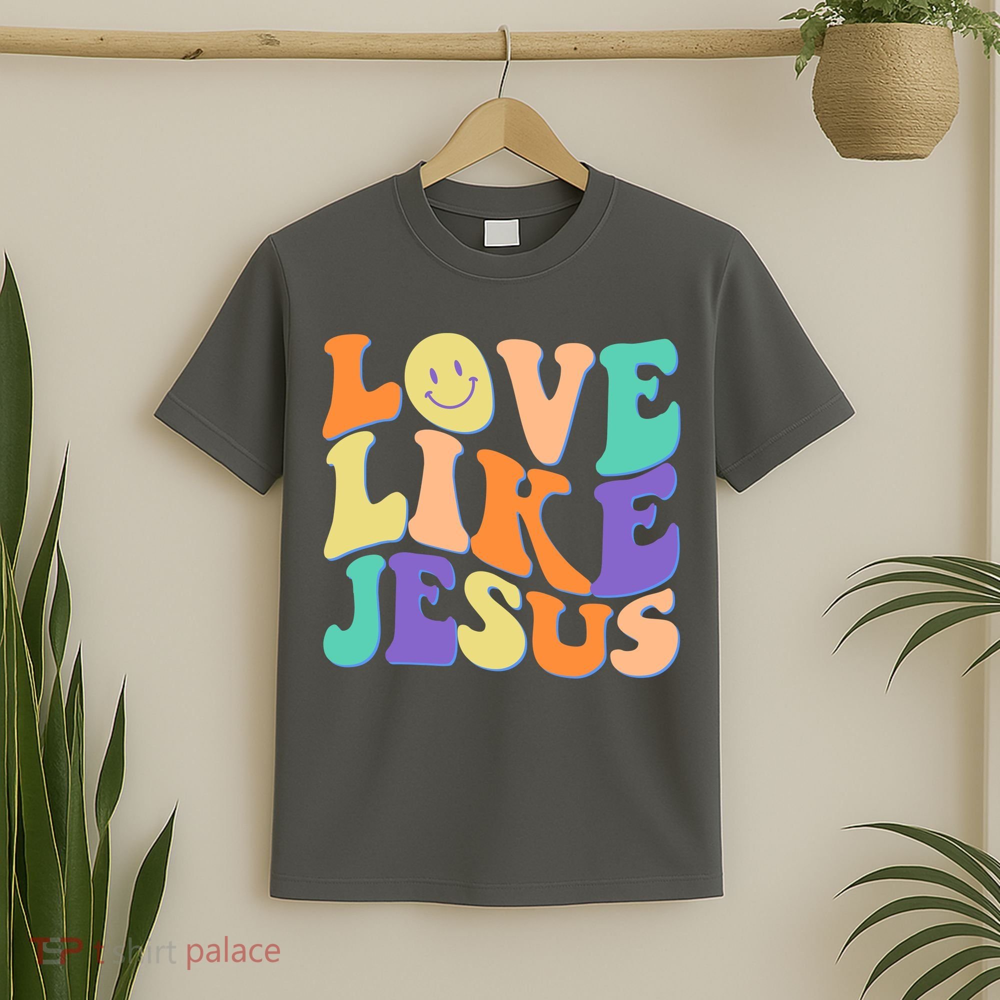 Retro 60s Love Like Jesus T-Shirt