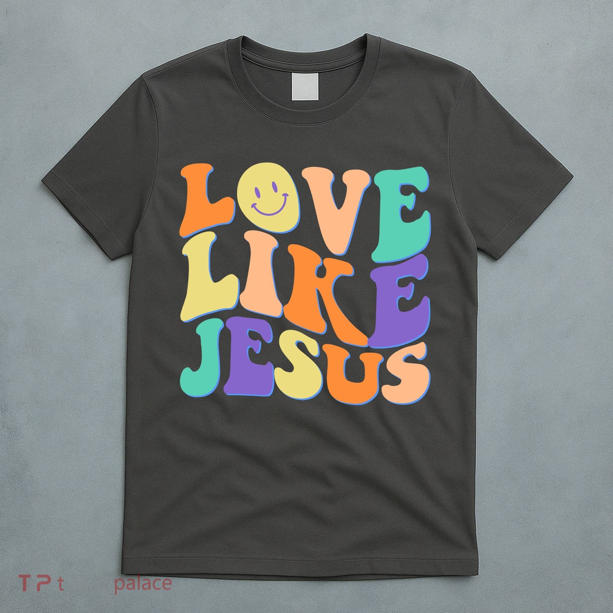 Retro 60s Love Like Jesus T-Shirt