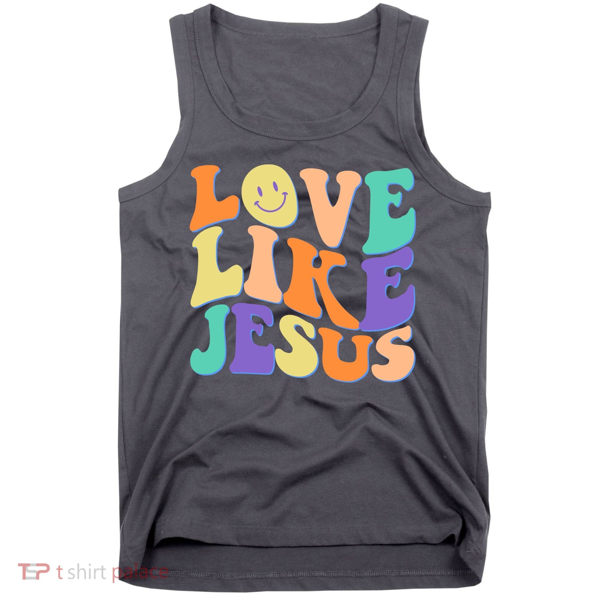 Retro 60s Love Like Jesus Tank Top