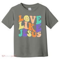 Retro 60s Love Like Jesus Toddler T-Shirt thumb 0