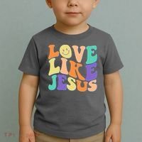 Retro 60s Love Like Jesus Toddler T-Shirt thumb 2