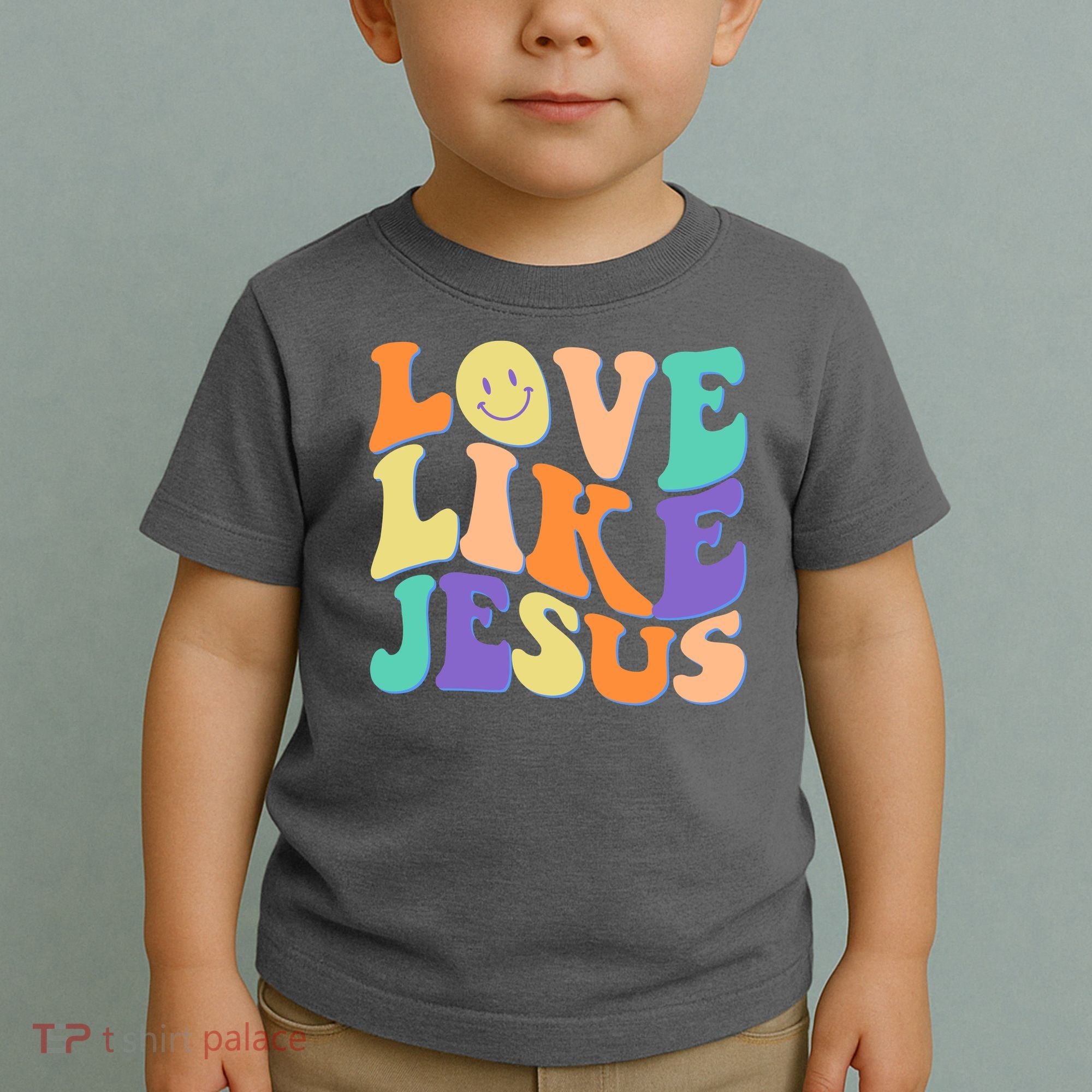 Retro 60s Love Like Jesus Toddler T-Shirt