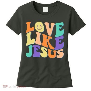 Retro 60s Love Like Jesus Women's T-Shirt