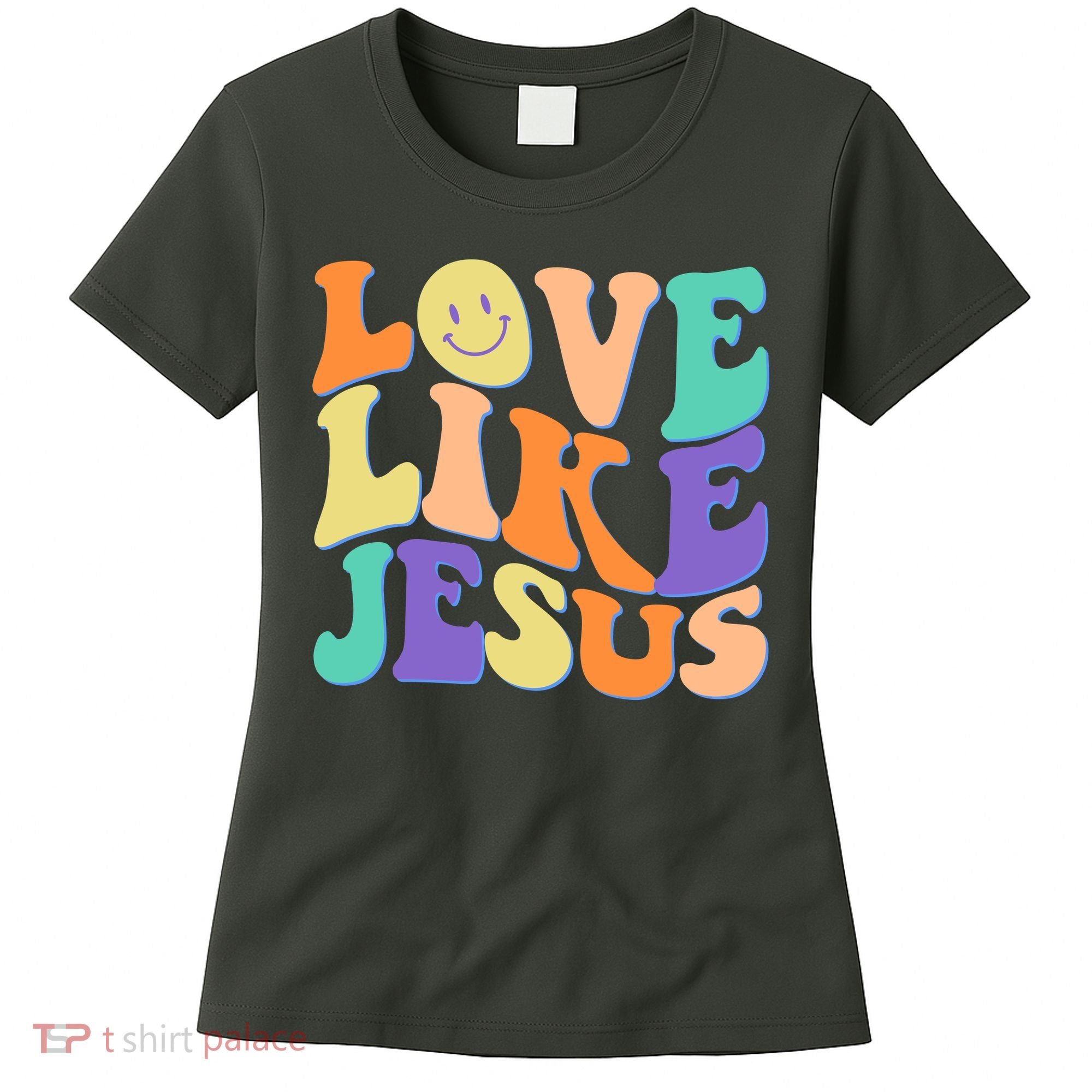 Retro 60s Love Like Jesus Women's T-Shirt