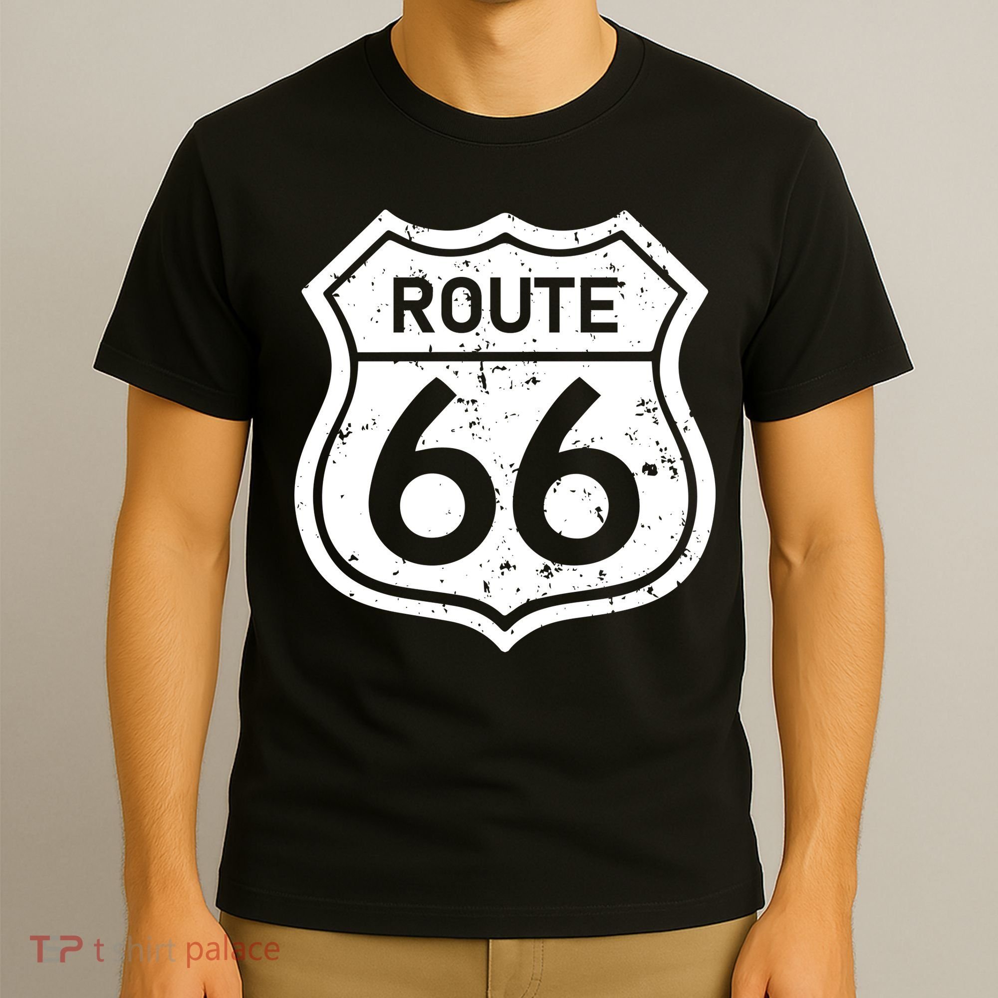 Route 66 Rustic T-Shirt