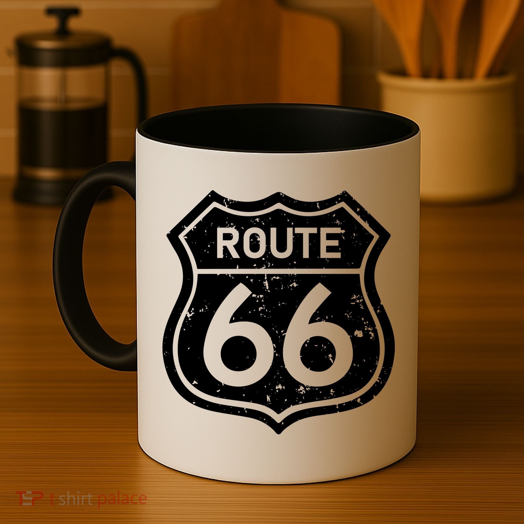 Route 66 Rustic Coffee Mug