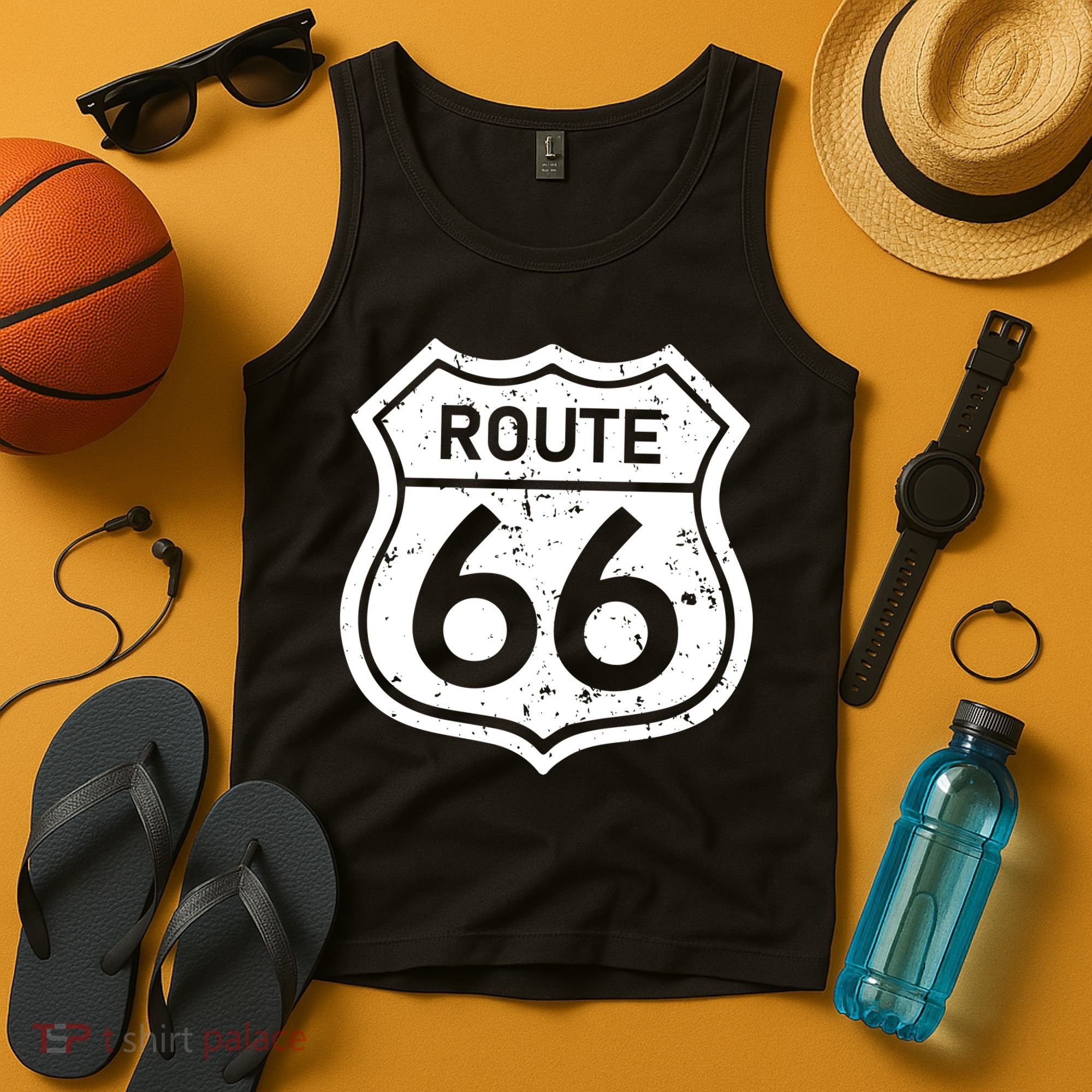 Route 66 Rustic Tank Top