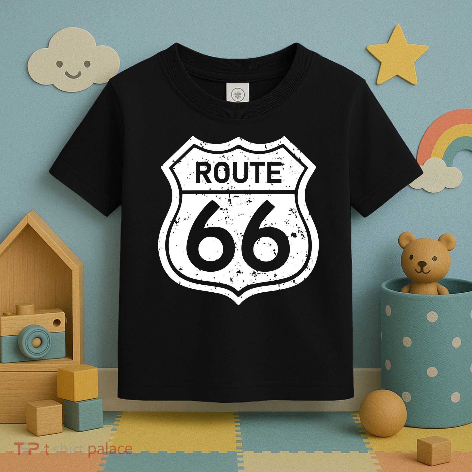 Route 66 Rustic Toddler T-Shirt
