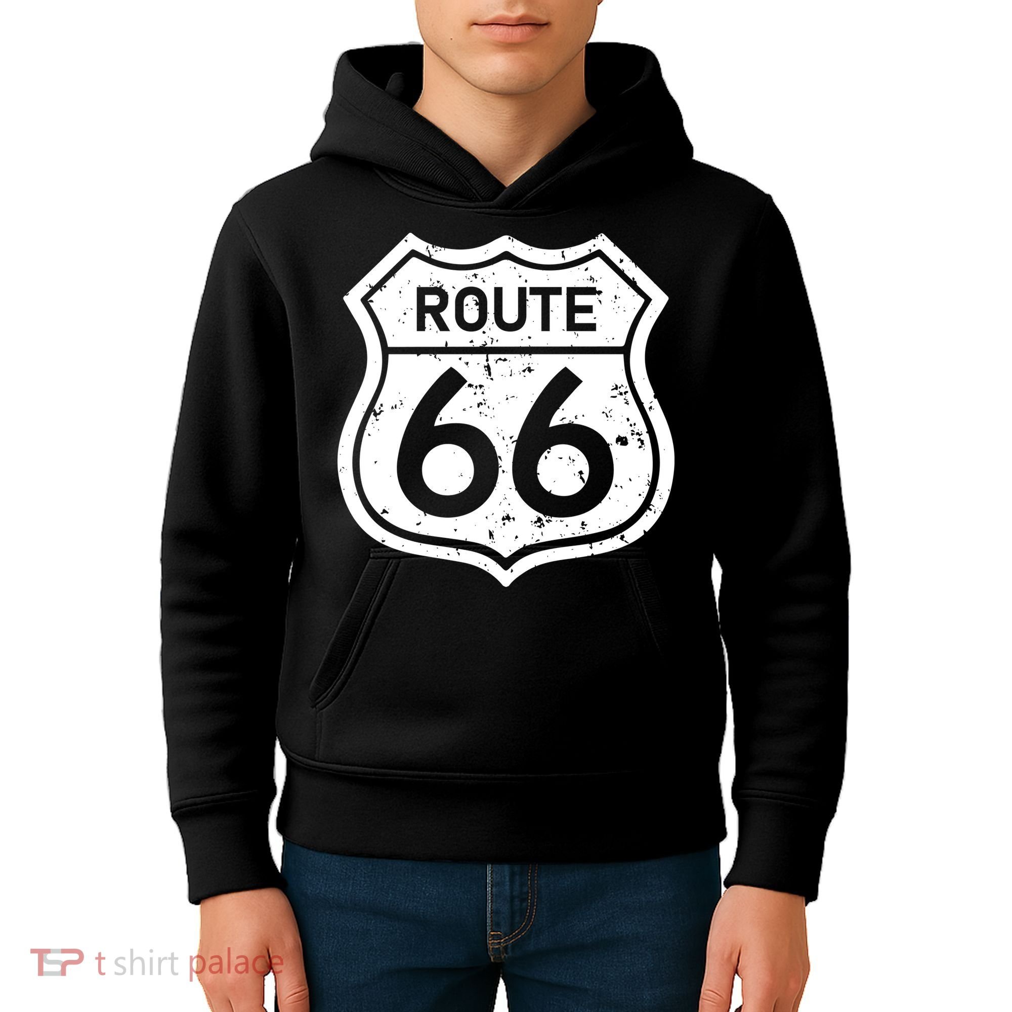 Route 66 Rustic Kids Hoodie