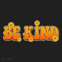 Retro 60s Sixties Flower Power Be Kind Wear Orange Hat thumb 2