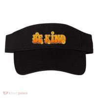 Retro 60s Sixties Flower Power Be Kind Wear Orange Visor thumb 0