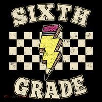 Retro 6th Sixth Grade Teacher Lightning Bolt Pencil Teacher Coffee Mug thumb 5