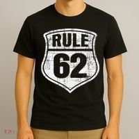 Rule 62 Sobriety Anniversary Recovery Sober AA NA T-Shirt thumb 3