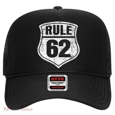 Rule 62 Sobriety Anniversary Recovery Sober AA NA Hat