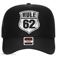 Rule 62 Sobriety Anniversary Recovery Sober AA NA Hat thumb 0