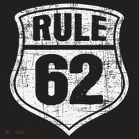 Rule 62 Sobriety Anniversary Recovery Sober AA NA Golf Towel thumb 3
