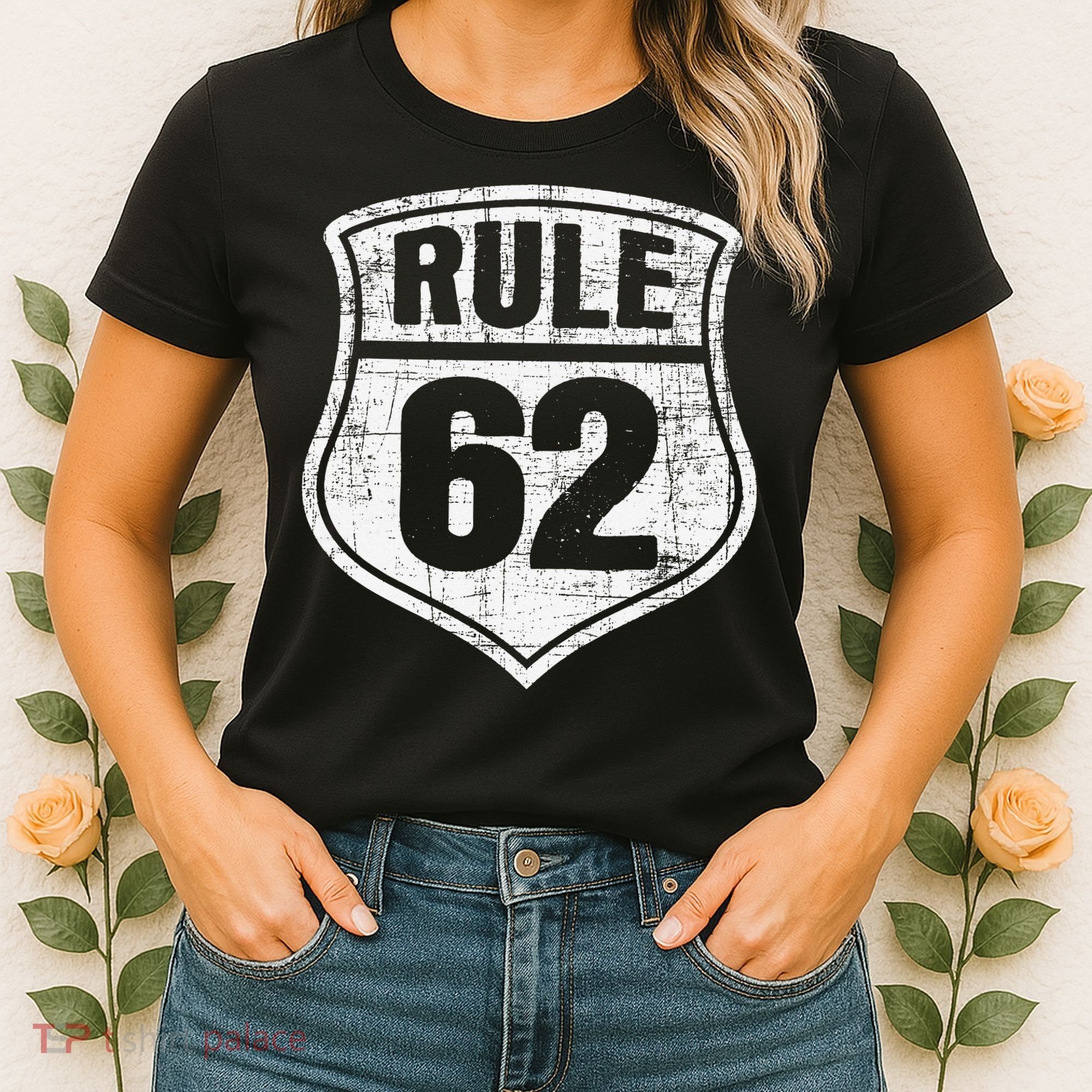 Rule 62 Sobriety Anniversary Recovery Sober AA NA Women's T-Shirt