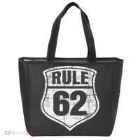 Rule 62 Sobriety Anniversary Recovery Sober AA NA Tote Bag thumb 0