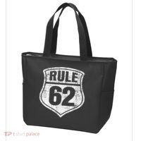 Rule 62 Sobriety Anniversary Recovery Sober AA NA Tote Bag thumb 3