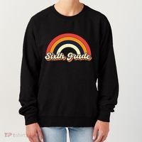 Retro 6Th Sixth Grade Squad Teacher Team 6Th Grade Funny Gift Women's Sweatshirt thumb 0