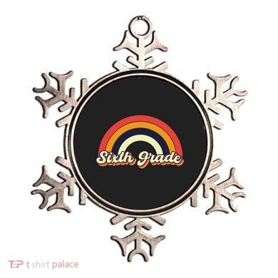 Retro 6Th Sixth Grade Squad Teacher Team 6Th Grade Funny Gift Ornament