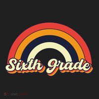 Retro 6Th Sixth Grade Squad Teacher Team 6Th Grade Funny Gift Golf Towel thumb 3