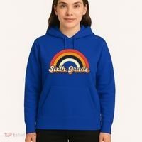 Retro 6Th Sixth Grade Squad Teacher Team 6Th Grade Funny Gift Hoodie thumb 5