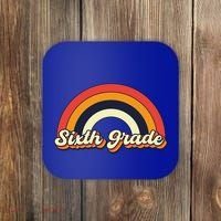 Retro 6Th Sixth Grade Squad Teacher Team 6Th Grade Funny Gift Coaster thumb 0