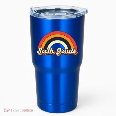 Retro 6Th Sixth Grade Squad Teacher Team 6Th Grade Funny Gift Tumbler
