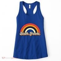 Retro 6Th Sixth Grade Squad Teacher Team 6Th Grade Funny Gift Women's Tank Top thumb 0