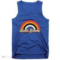 Retro 6Th Sixth Grade Squad Teacher Team 6Th Grade Funny Gift Tank Top thumb 0