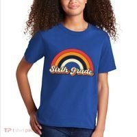 Retro 6Th Sixth Grade Squad Teacher Team 6Th Grade Funny Gift Kids T-Shirt thumb 2