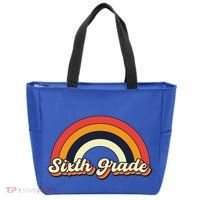 Retro 6Th Sixth Grade Squad Teacher Team 6Th Grade Funny Gift Tote Bag thumb 0