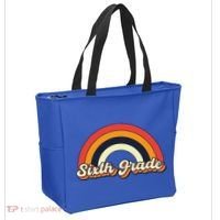 Retro 6Th Sixth Grade Squad Teacher Team 6Th Grade Funny Gift Tote Bag thumb 2
