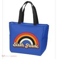 Retro 6Th Sixth Grade Squad Teacher Team 6Th Grade Funny Gift Tote Bag thumb 3
