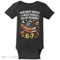Reading 67 Six Seven Meme English Teacher Book Lover Baby Bodysuit thumb 0
