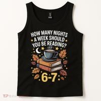 Reading 67 Six Seven Meme English Teacher Book Lover Tank Top thumb 2
