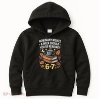 Reading 67 Six Seven Meme English Teacher Book Lover Kids Hoodie thumb 0
