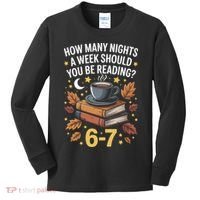Reading 67 Six Seven Meme English Teacher Book Lover Kids Long Sleeve Shirt thumb 0