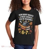 Reading 67 Six Seven Meme English Teacher Book Lover Kids T-Shirt thumb 2