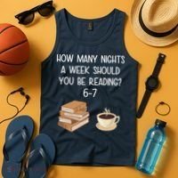 Reading 67 Six Seven Meme English 6-7 Teacher Book Lover Tank Top thumb 4
