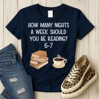 Reading 67 Six Seven Meme English 6-7 Teacher Book Lover Women's T-Shirt thumb 3