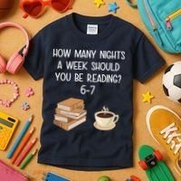 Reading 67 Six Seven Meme English 6-7 Teacher Book Lover Kids T-Shirt thumb 3