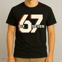 Retro 67 Six Seven Meme 6-7 Vintage T-Shirt thumb 3