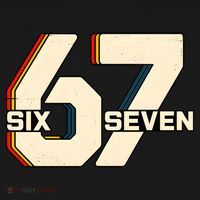 Retro 67 Six Seven Meme 6-7 Vintage T-Shirt thumb 7